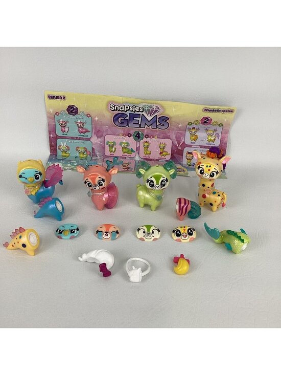 Funko Other - Funko Snapsies Gems Spring Wave Collection Figures Deer Ram Griffin Giraffe Lot